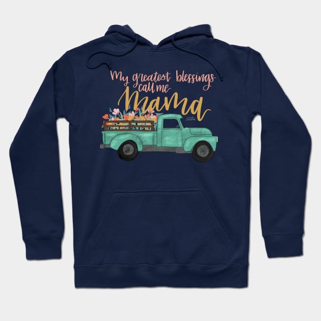 Mama’s blessings Hoodie by Hannah’s Hand Lettering